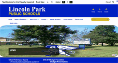 Desktop Screenshot of lincolnparkboe.org